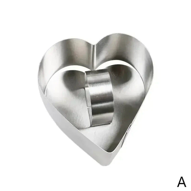 Stainless Steel Mousse Ring Cake Mold Baking Tools Kitchen Bakeware Cake Molds DIY Cupcake Salad Dessert Cake Decorting Tools