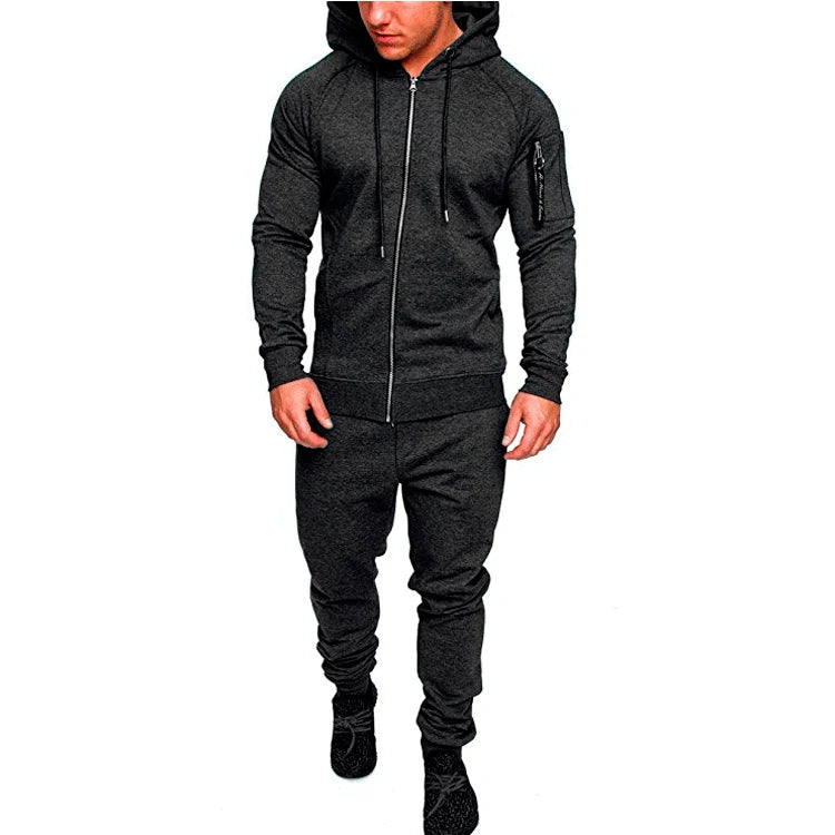 Men's Tracksuit Military Hoodie Sets Camouflage Hooded Leisure Suit Man Sweatshirt Pants Tactical Sweat Sports Suit