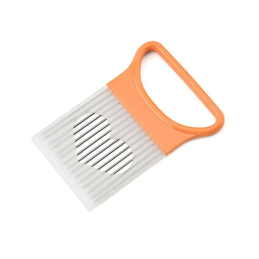 Stainless Steel Onion Needle Onion Fork Vegetables Fruit Slicer Tomato Cutter Knife Cutting Safe Aid Holder Kitchen Accessories
