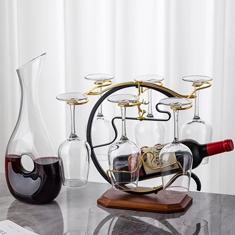 High quality wine rack, handicrafts wine rack, modern simple wine rack, upside down high-end wine rack
