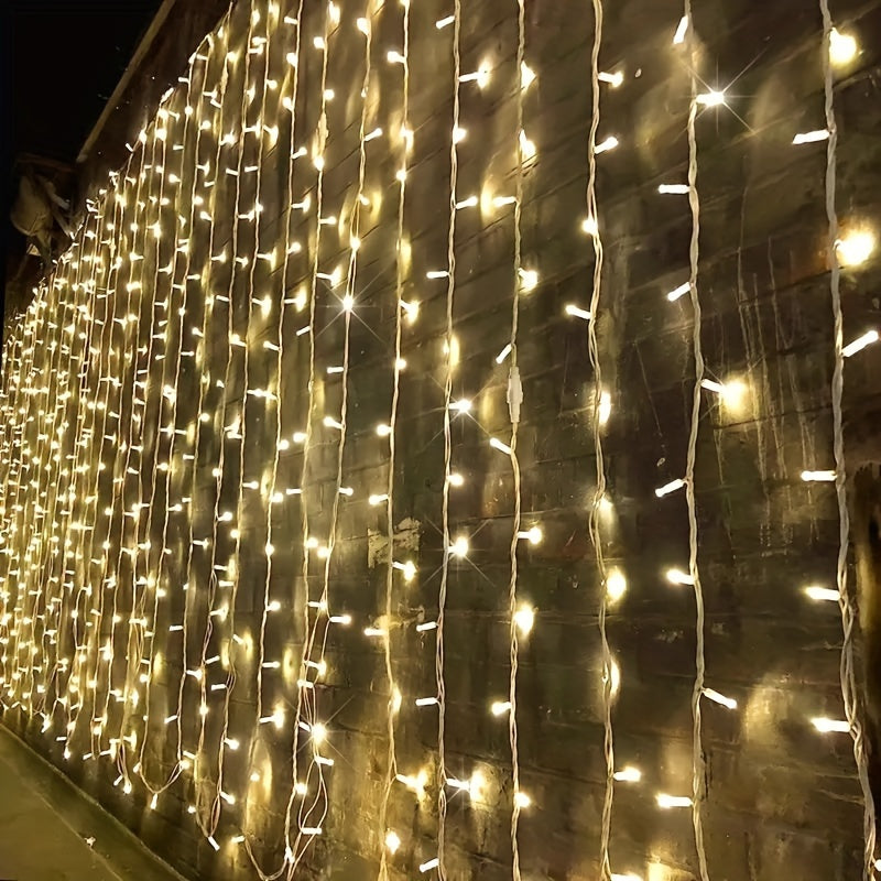 5.99meter Warm White LED Fairy Lights - USB-Powered Twinkling String Lights for Christmas, Weddings, and Outdoor Decor, Perfect for Commercial Streets and Flower Beds, Lights for Decoration