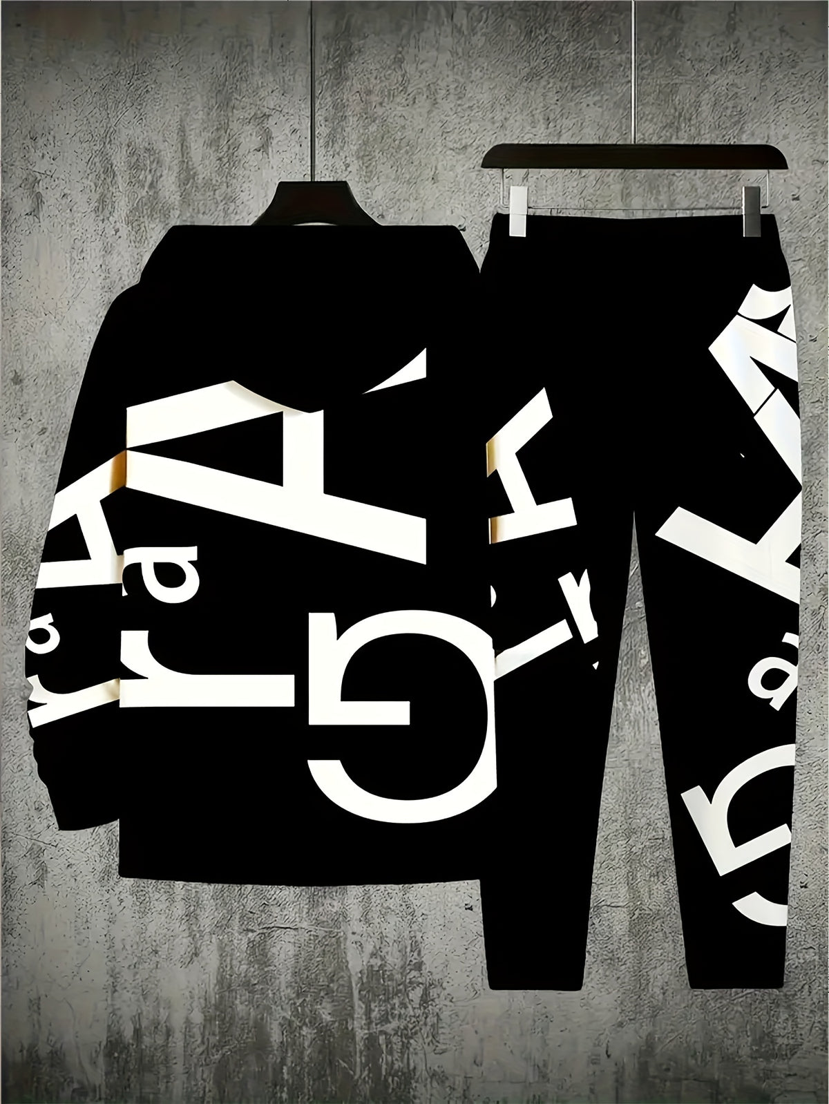 Spring Comfort, Men's Vintage-Inspired Lightweight Athletic Set - Hooded Long Sleeve Sweatshirt & Joggers, Perfect for Spring/Fall Casual Wear