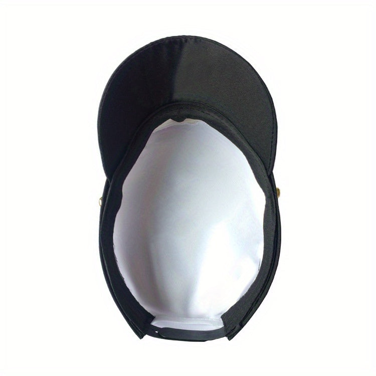 Navy Captain Hat - Flat Top Sun Hat for Outdoor Travel Leisure - Ideal Gift for Men and Women