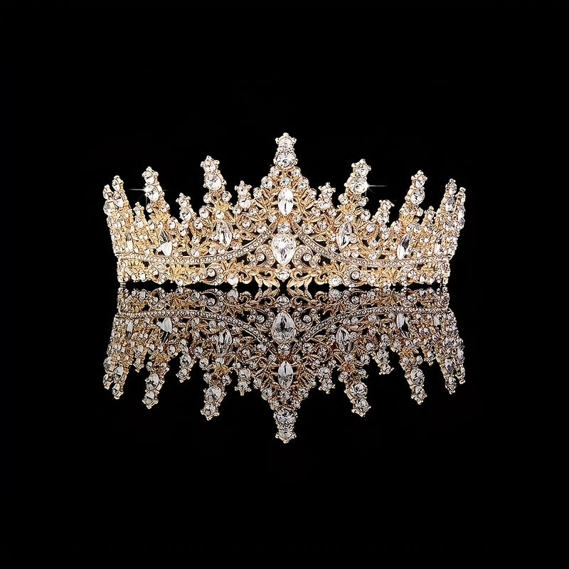 2pcs Birthday Crown and Queen Sash Sparkling Set - Women's Crown, Princess Party Supplies Gift Set for Halloween,Christmas Event & Party Supplies Halloween&Christmas