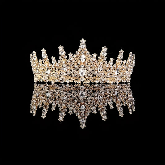 2pcs Birthday Crown and Queen Sash Sparkling Set - Women's Crown, Princess Party Supplies Gift Set for Halloween,Christmas Event & Party Supplies Halloween&Christmas
