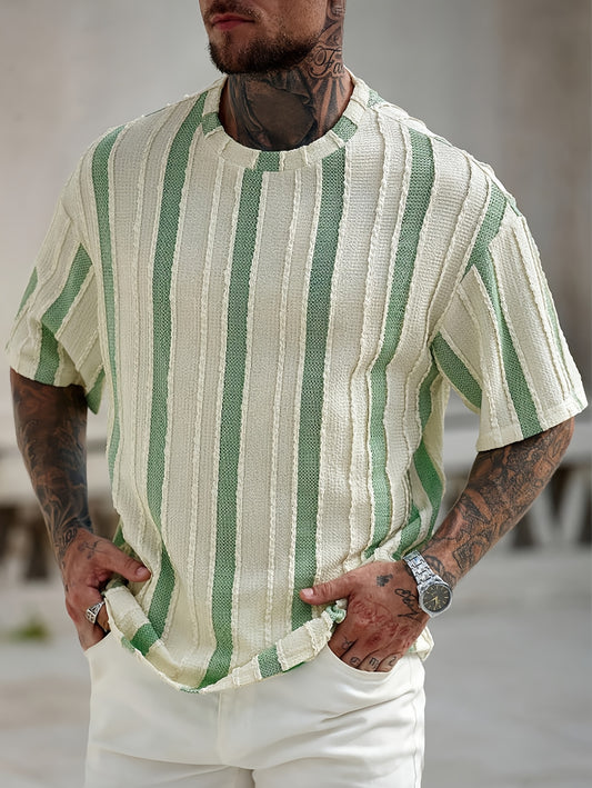 Men'S Casual Sports Texture T-Shirt