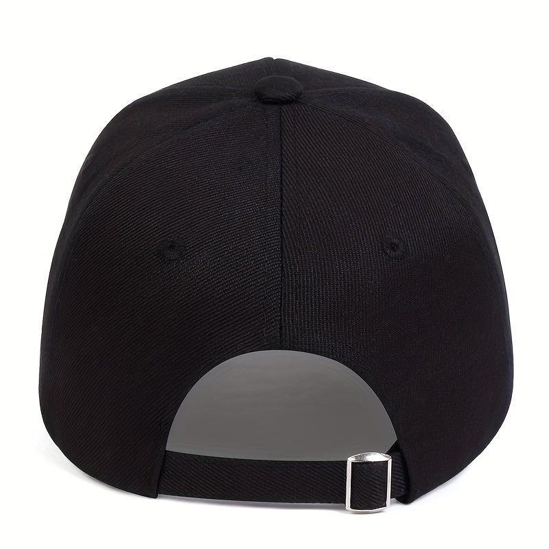 Stylish Adjustable Dad Hat - Breathable, Sunscreen, Simple Design, Embroidery Details, Unisex Baseball Cap for Women and Men - Perfect for Outdoor Sports and Daily Wear