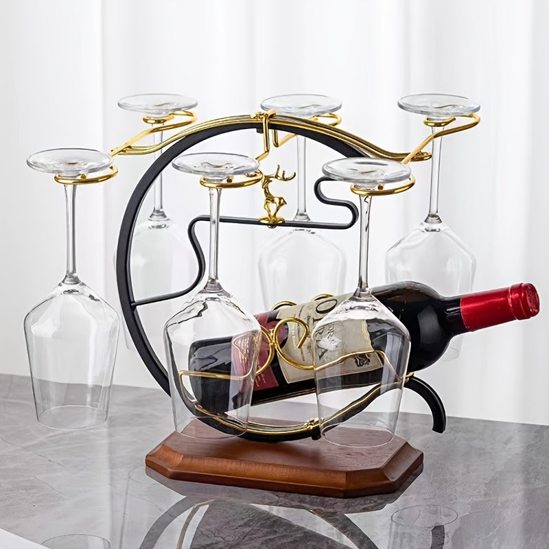 High quality wine rack, handicrafts wine rack, modern simple wine rack, upside down high-end wine rack
