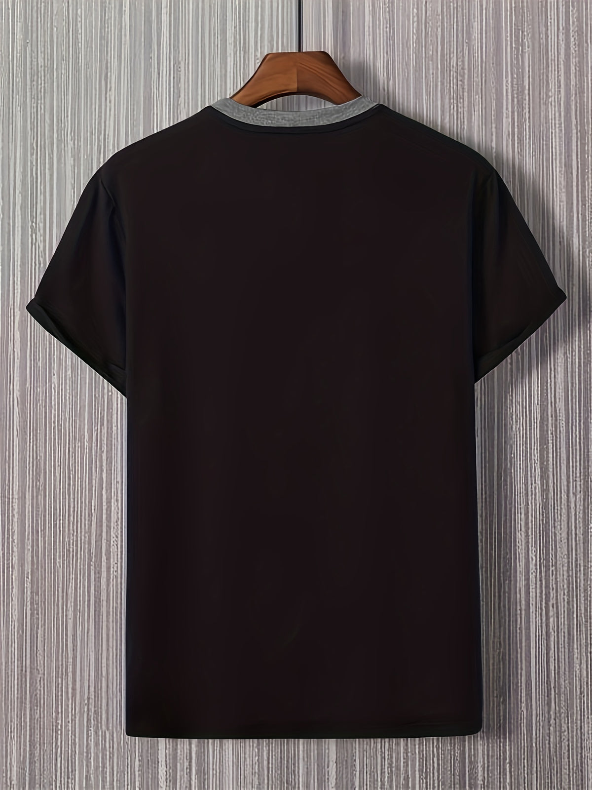 Roses Color Block Print Tee Shirt, Tee For Men, Casual Short Sleeve T-shirt For Summer Spring Fall, Tops As Gifts