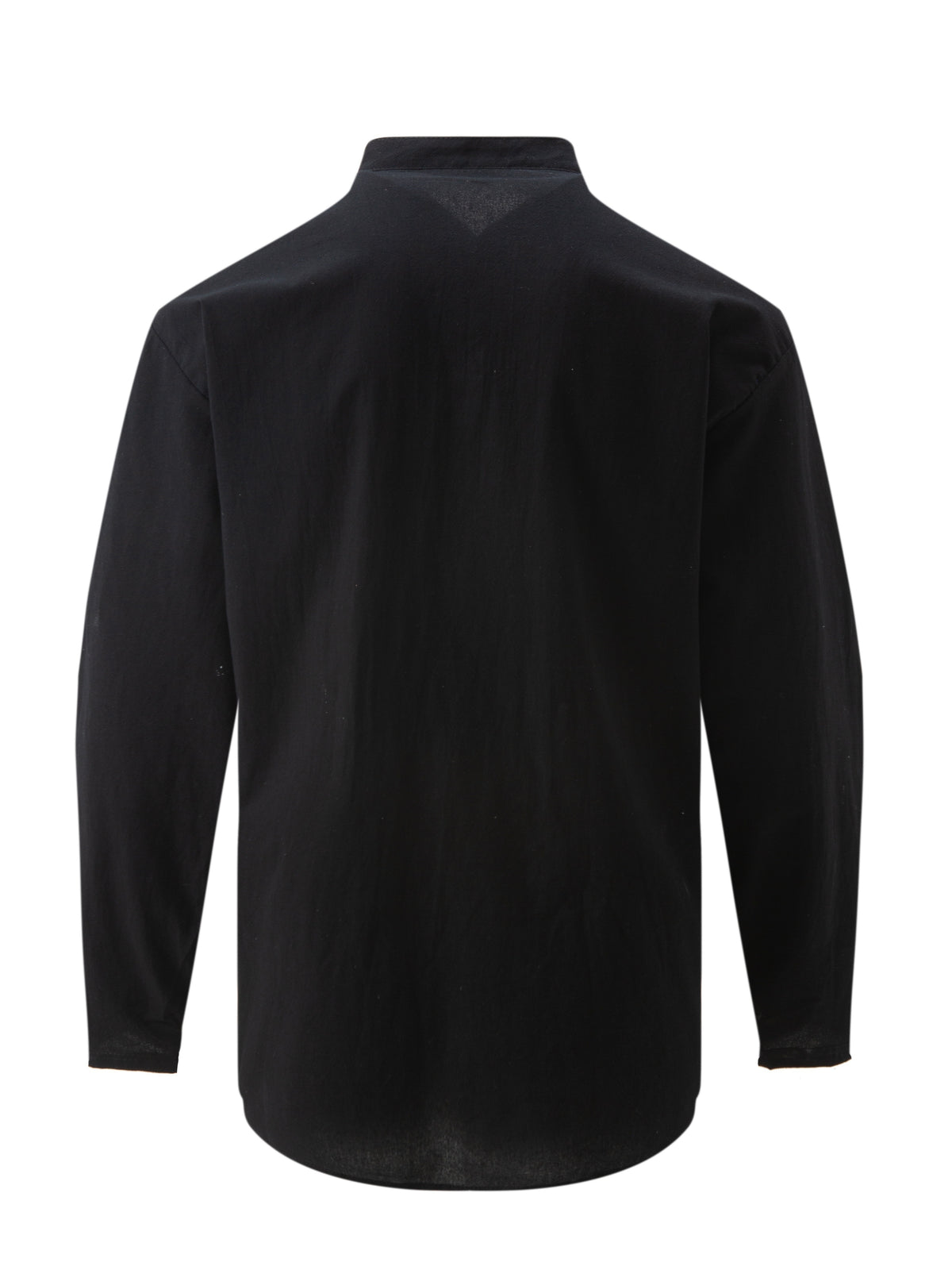 Retro Style Men's Casual Solid Long Sleeve Shirt, Men's Clothes For Spring Summer Autumn, Tops For Men