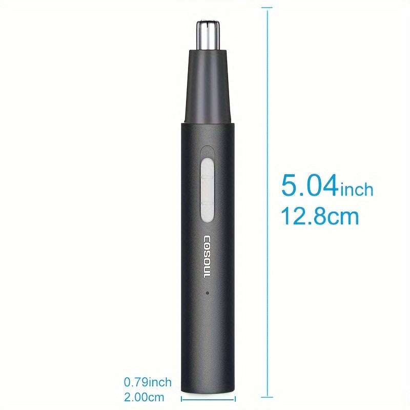 Painless Rechargeable Nose Hair Trimmer for Men and Women - Efficient Nose and Ear Hair Trimmers with Washable Cutter Head and Advanced Safety Features - Perfect Holiday Gift for Father's Day and Everyday Grooming