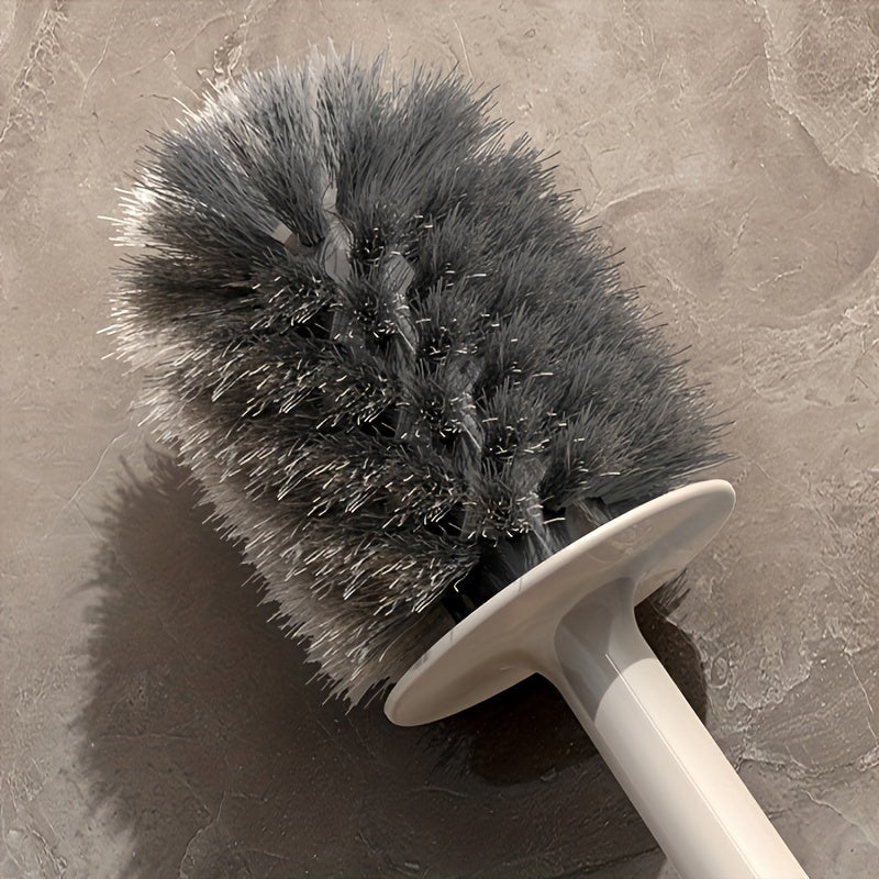 4pcs/set Toilet Brush Household No-Corner Wall Hanging Toilet Cleaning Brush Four-in-One Set Light Luxury Toilet Cleaning Brush with Storage Rack