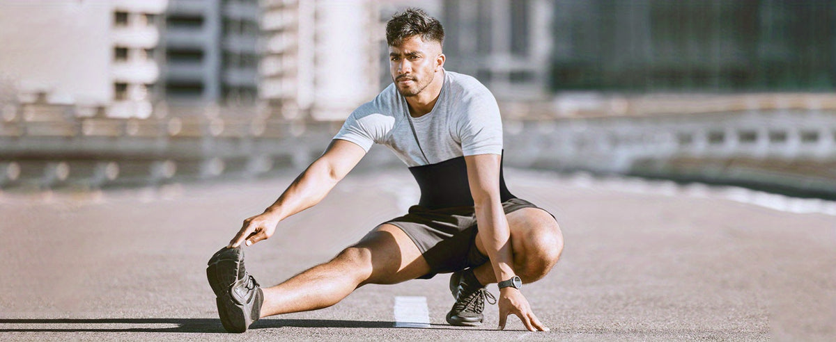 Sports Waist Trainer for Men with Non-Neoprene Sauna Belt
