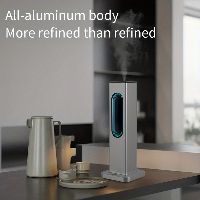 Smart Aroma Diffuser - 3.72oz Capacity, Coverage 300m³, Three Levels of Concentration Adjustment, Automatic Fragrance Spraying, Uniform Scent Diffusion and Long-Lasting Fragrance Retention Suitable for Home or Hotel Lobby, Made of Metal