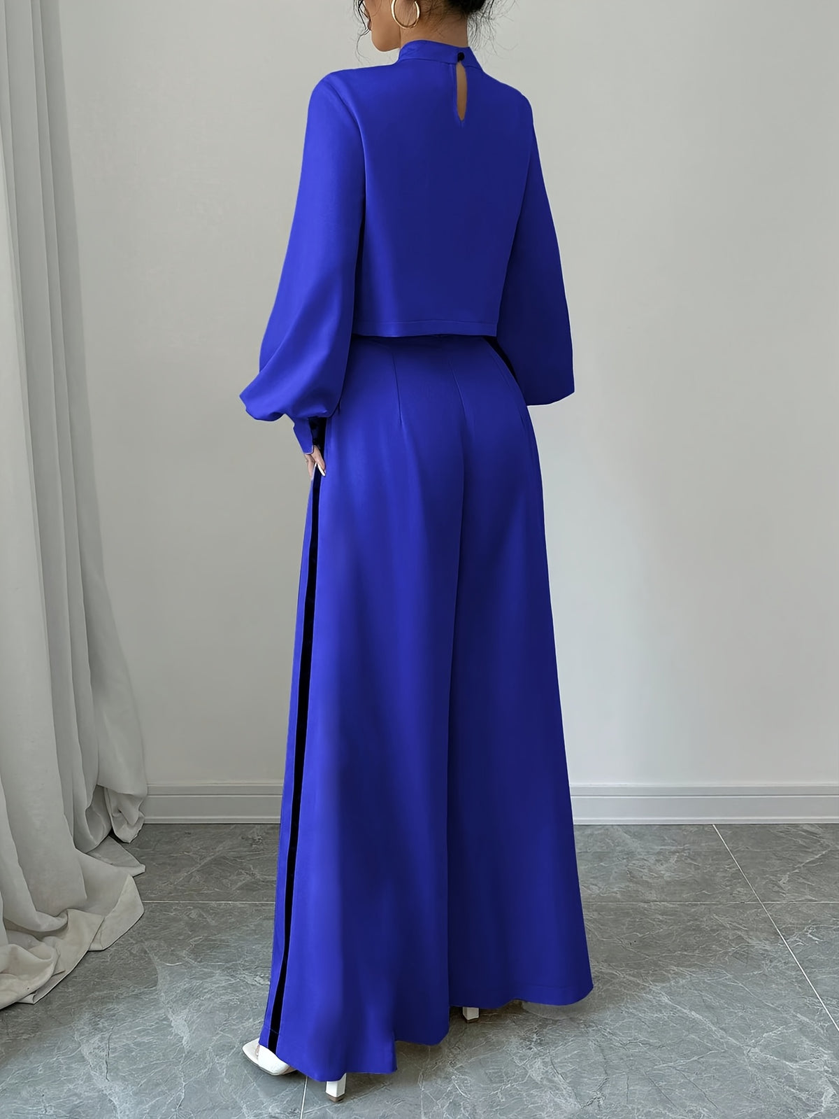Autumn And Winter Women'S Long-Sleeved And Long Pants Casual Two-Piece Set