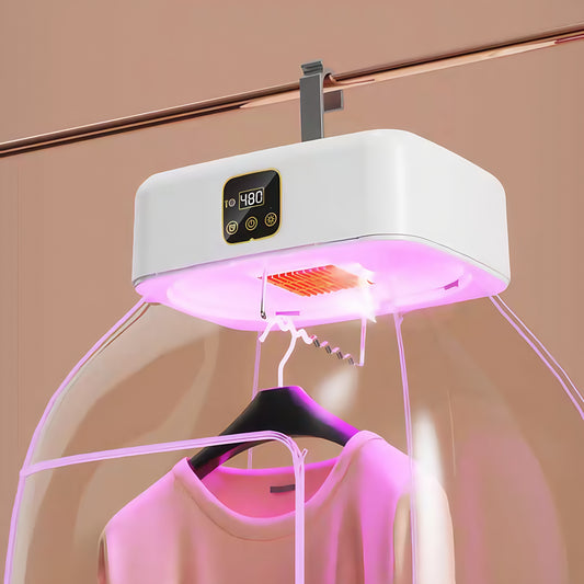 JKUOO Plug-in Folding Clothes Dryer | 550W High Power, Simulation of Sunlight, Natural Drying, Intelligent Touch Screen, Fast Drying, Dual Mode, Easy Operation, Space Saving, Suitable for Autumn and Winter Season, Wet Season Use, New Year Gift