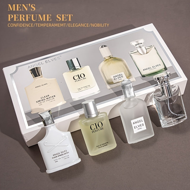 Men'S Perfume Set, 30ml*4, Confidence/Temperament/Noble/Charming, Suitable for Men Different Occasions - Perfect for Meeting Love, Ideal Gift for Men on Festivals and Birthdays, Daily Life Use