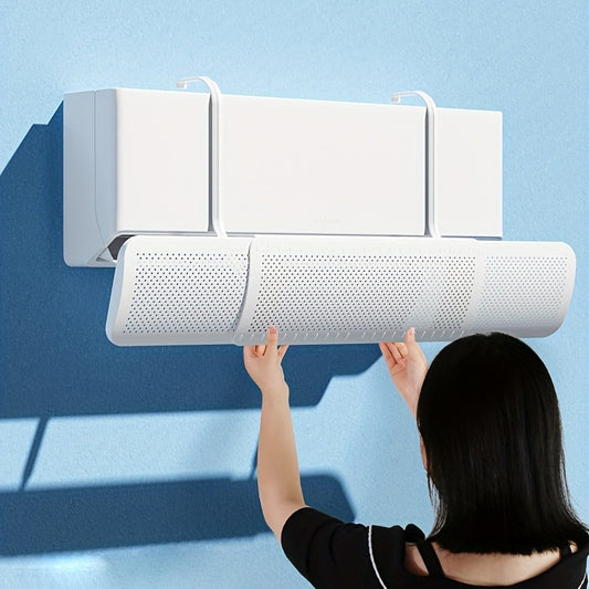 DEFLECTOR ONLY: Keep your home cool and comfortable with this easily adjustable and convenient air conditioner deflector, wall mounted universal vent deflector cover!