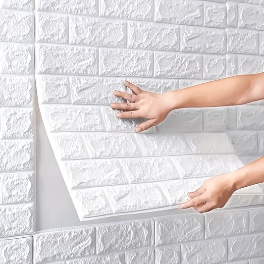 15pcs 3D Wall Stickers Wallpaper Foam Soft Tiles, Peel and Stick, Self-Adhesive, Simple Brick Pattern Wall Stickers, Easy to clean for, Backgrounds, Living room walls, Wall Decoration, Home Renovation, Decorative Tiles, Modern Wallpaper, Durable Material