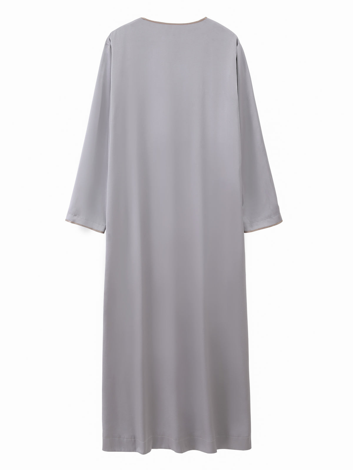 Eid Al-Adha Men's Ethnic Long Sleeve kandura, Arabic Long Gown Thobe For Men