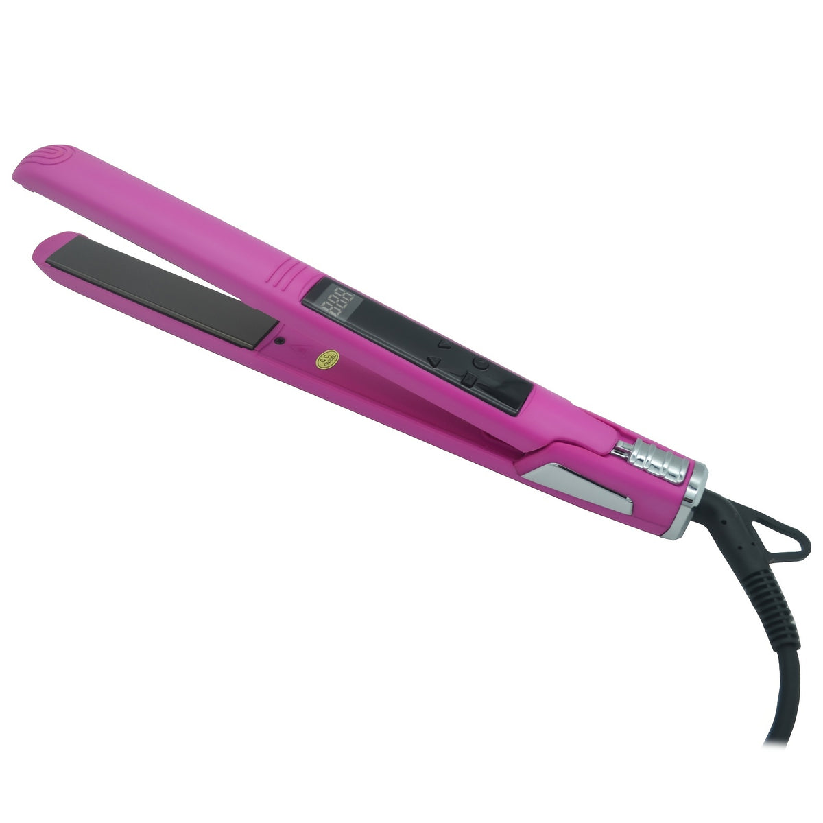 Professional Titanium Hair Straightener with Digital Display - Dual Voltage 110V-220V, 70W High-Power, Ergonomic Design & Adjustable Heat Settings for Men & Women, Hair Styling Tool, Sleek Styling Appliance, Adjustable Heat S
