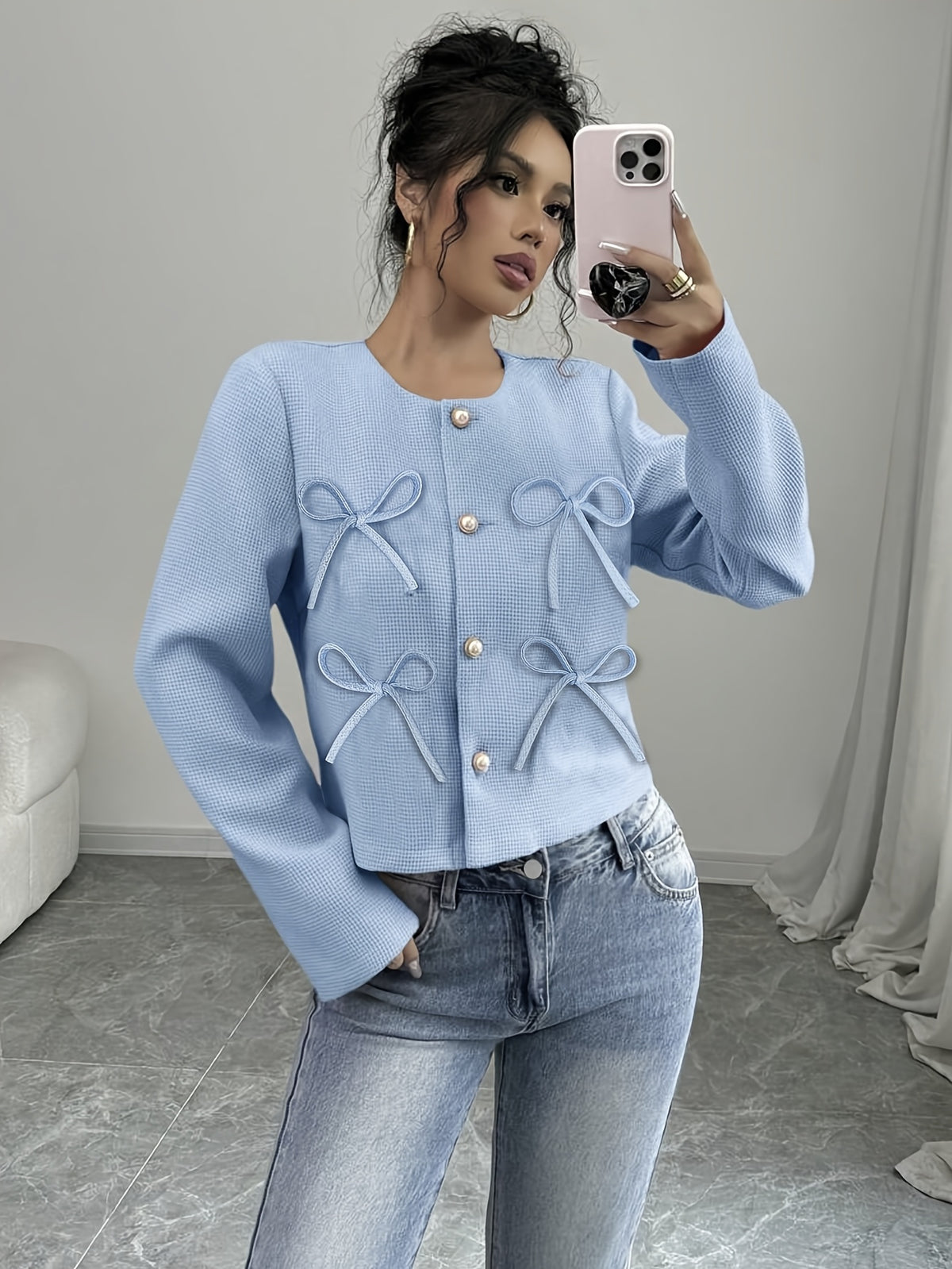 2025 New Spring And Autumn Women'S Temperament Commuting Small Fragrance Style Jacket Women'S Clothing