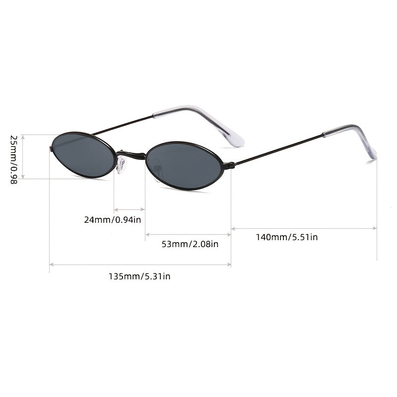 Men's Metal Frame Retro Fashion Glasses - Golden-Tone Geometric Design, Decorative Lenses, Comfort Fit (132-138mm) for Casual & Party Wear, Stylish Glasses, Style Enhancement Eyewear, Durable Eyewear