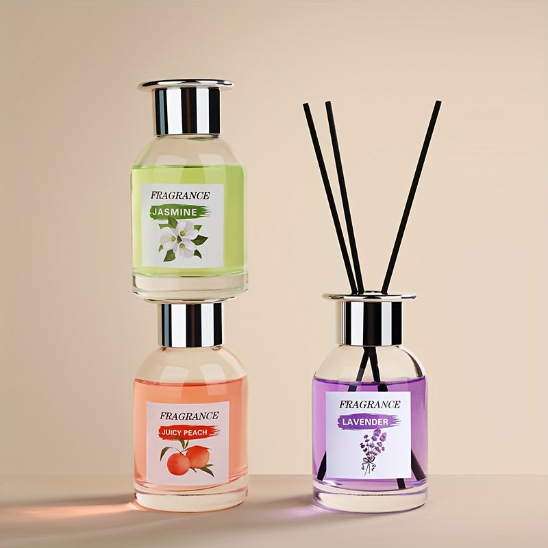100ml Flameless Diffuser, High-End Design with 6 Unique Scents - Powerful Home & Office Deodorizer for Long Lasting Fragrance in 30+ Scenarios,  Stylish Diffuser, Premium Fragrance Oil, Glass Diffuser, Scent Diffuser, Wellness Enthusiasts, Gift Shoppers