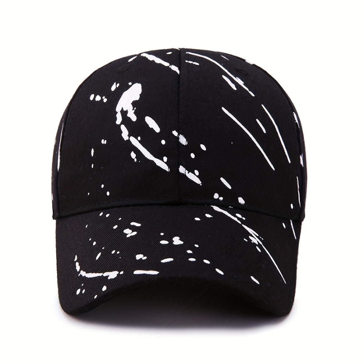 Graffiti Chic Baseball Cap - Trendy Solid Color Hip Hop Style - Unisex Lightweight Couple Sun Hats for Fashion-Forward Men & Women