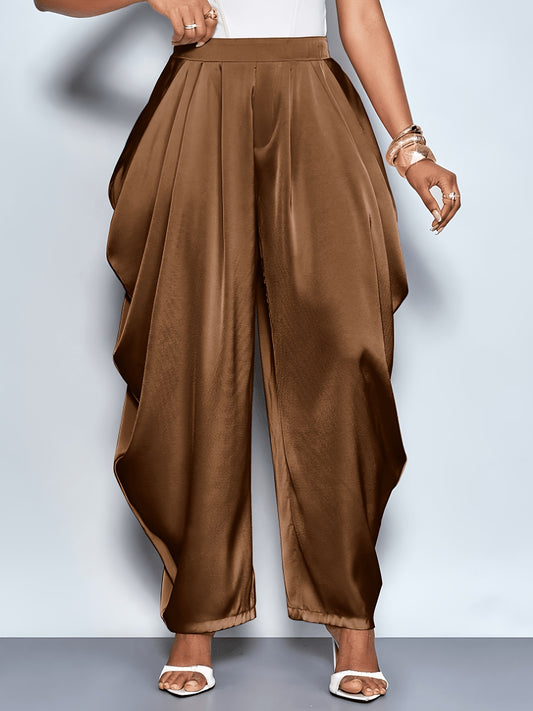 New Elegant Loose Pleated Party Versatile Commuter Holiday HW915
