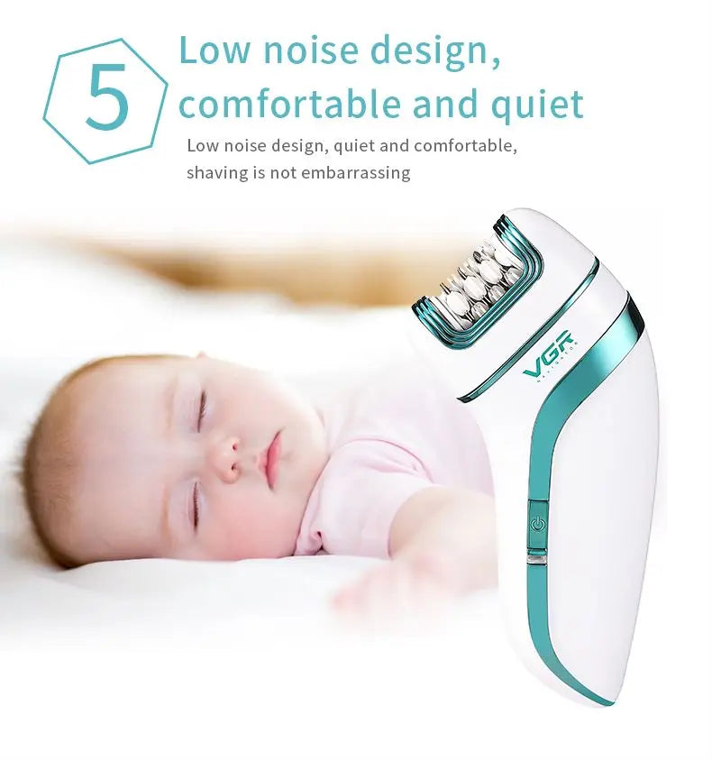 3 in 1 Rechargeable Epilator For Women Facial Hair Remover Female Epilator Face Depilation Leg Body Shaver Callus Remover