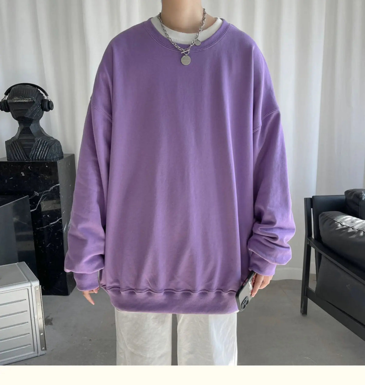 2025 Hoodies Sweatshirt Mens Black White Hip Hop Punk Pullover Streetwear Casual Fashion Clothes Mens Oversized Korean Harajuku