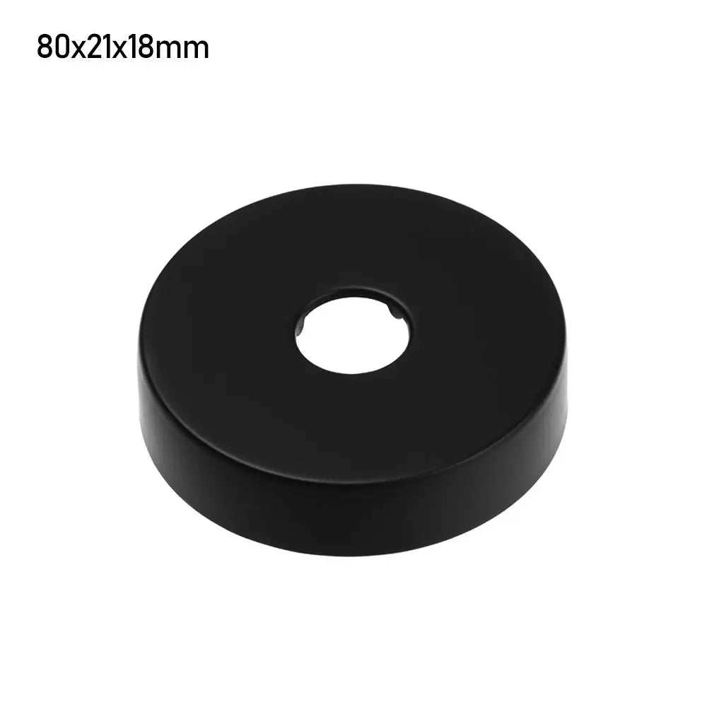 Black Stainless Steel Water Pipe Wall Covers Shower Chrome Finish Faucet Decorative Cover Kitchen Bathroom Accessories
