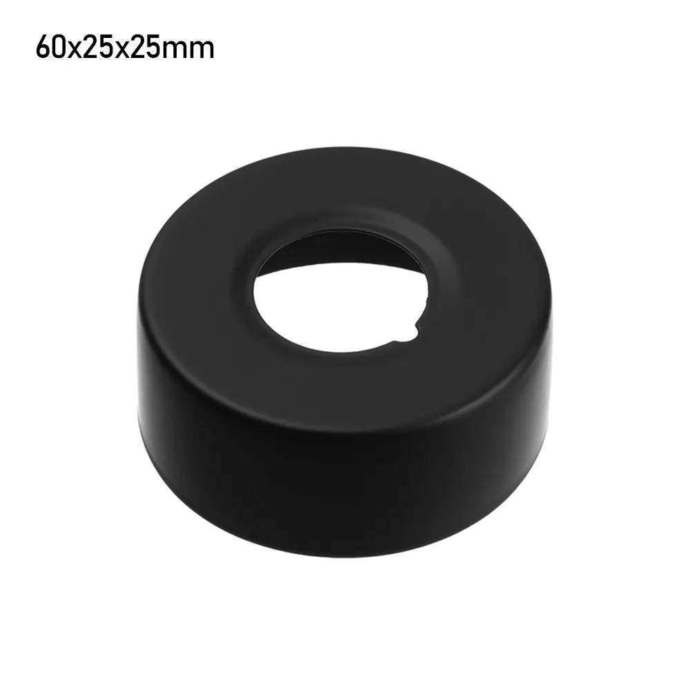Black Stainless Steel Water Pipe Wall Covers Shower Chrome Finish Faucet Decorative Cover Kitchen Bathroom Accessories