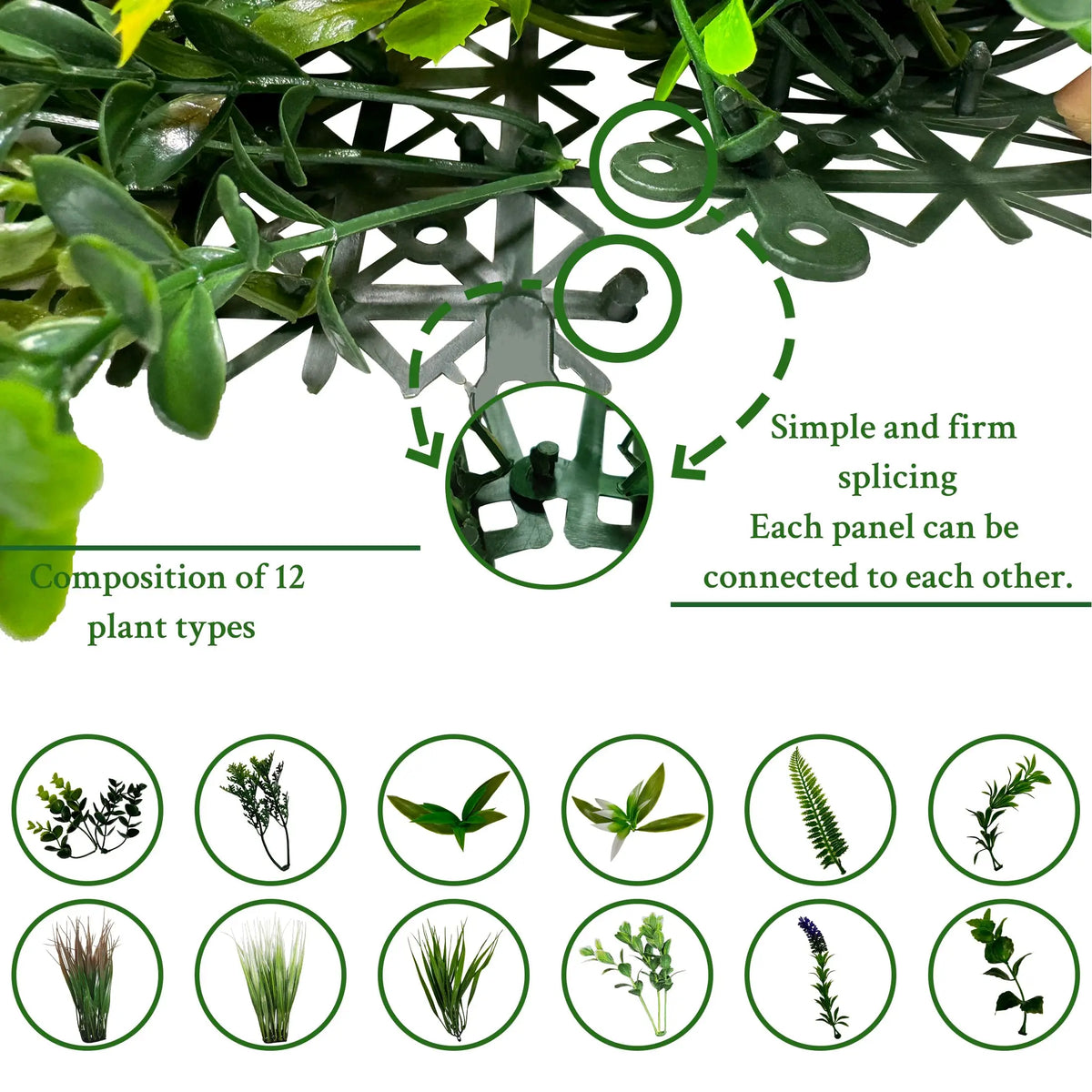 Artificial Boxwood Topiary Hedges Panels 40x40 Inch for Privacy Screen Sun Protected Green Wall Decor (3 Rolls)