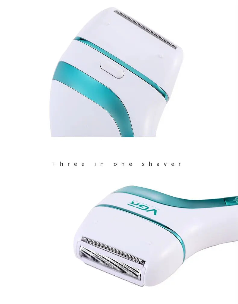 3 in 1 Rechargeable Epilator For Women Facial Hair Remover Female Epilator Face Depilation Leg Body Shaver Callus Remover