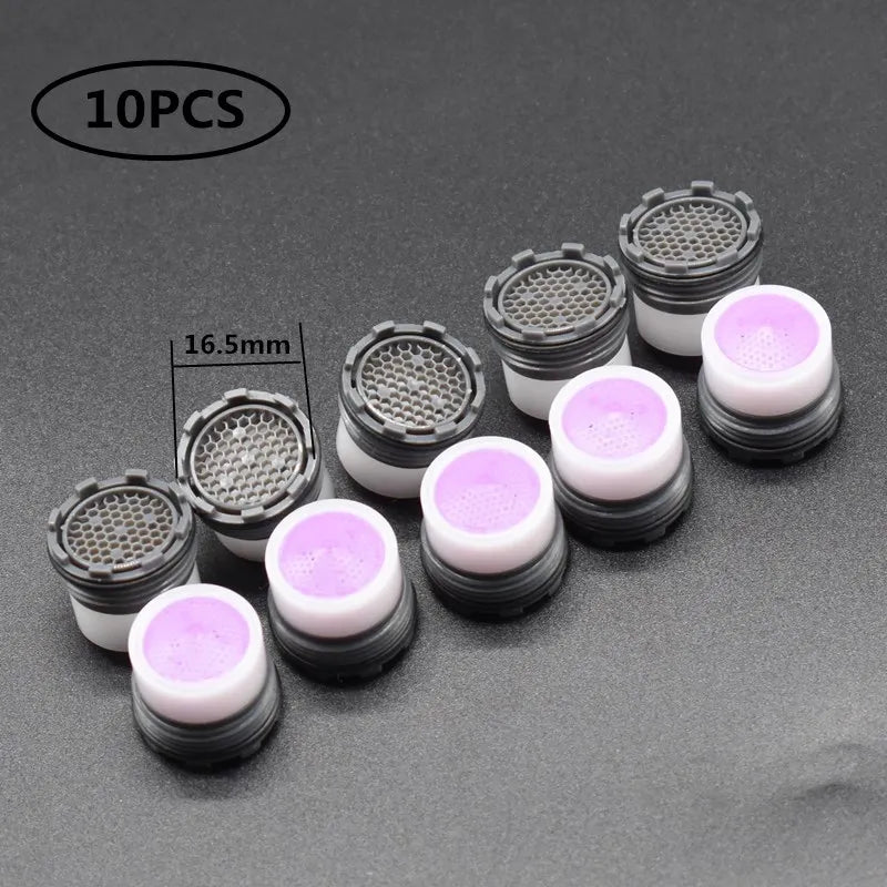 10 Pcs 16.5 MM Male Thread  Kitchen Faucet Aerator Female Thread Tap Device Diffuser Faucet Nozzle Filter Adapter Water Bubbler