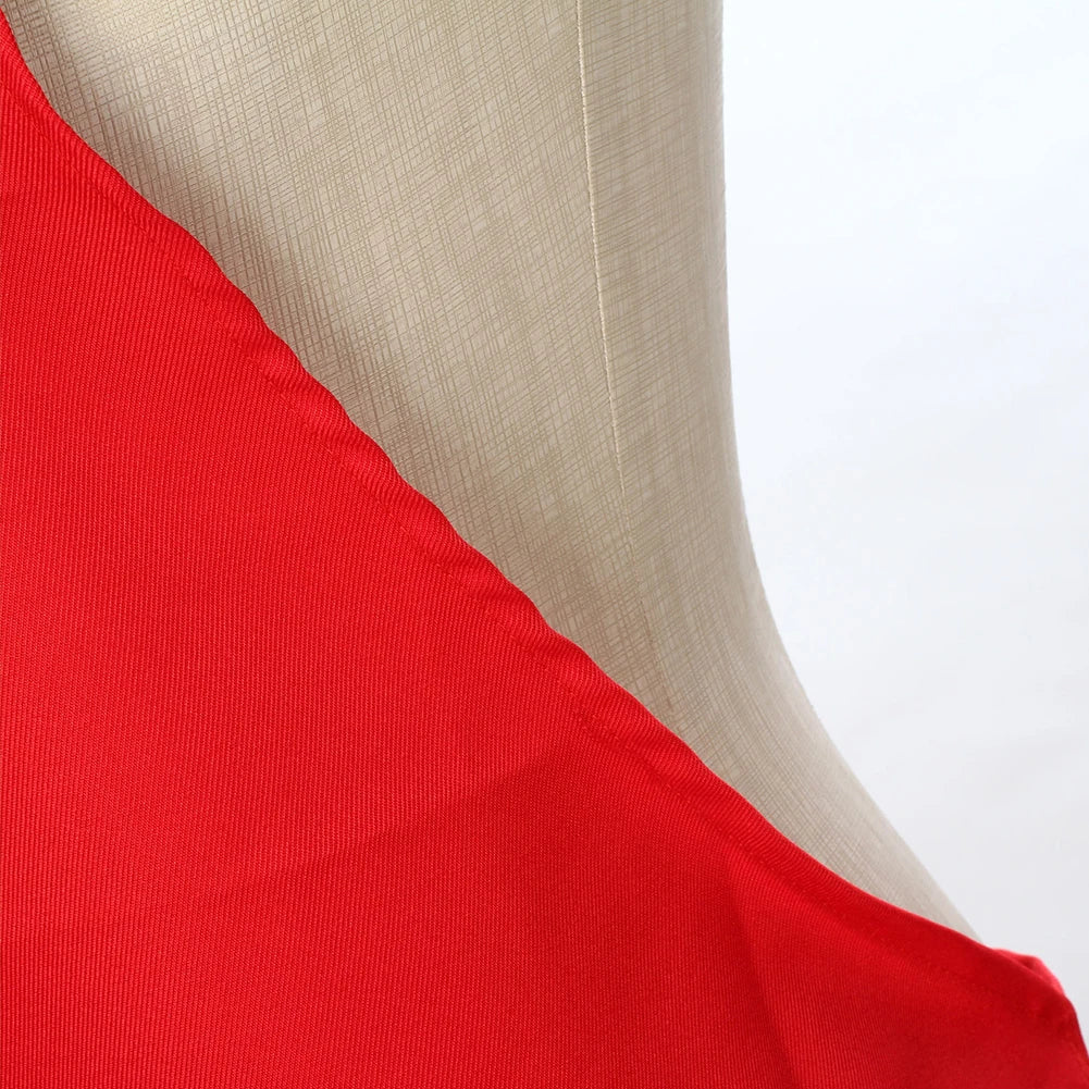 Polyester+ Cotton Blend Sleeveless Apron  Black Red Coffee Orange Anti-wear Cooking Kitchen Bib Women Men Aprons With Big Pocket
