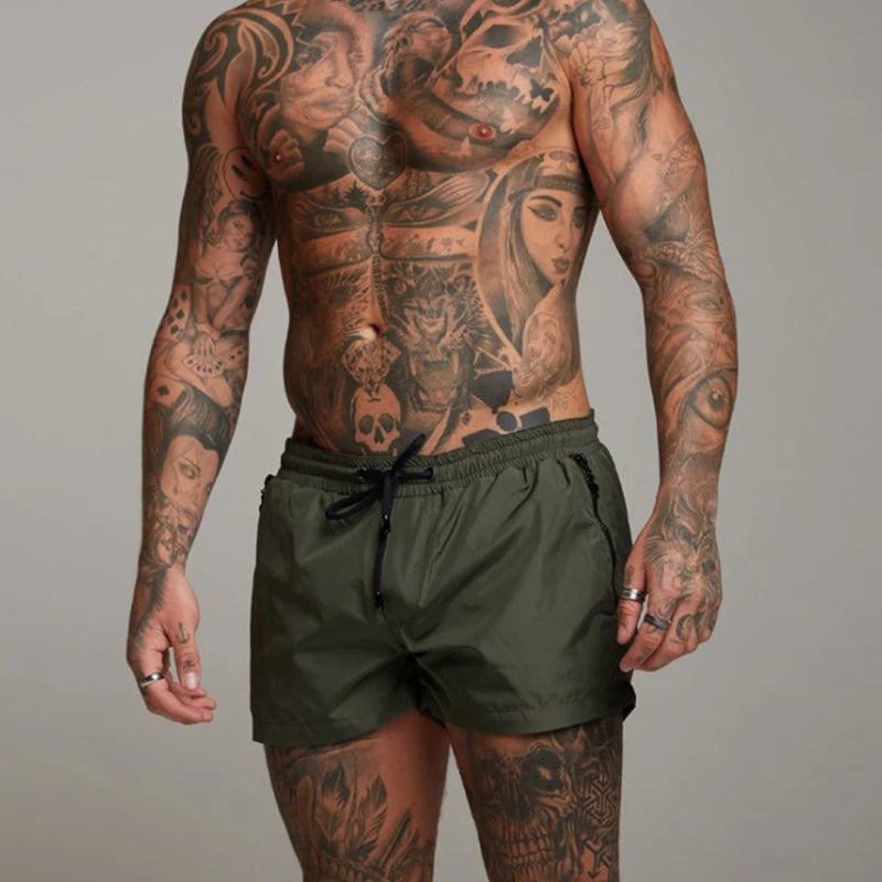 2025 Men  Casual Shorts New Gyms Fitness Bodybuilding Shorts Mens Summer Casual Cool Short Pants Male Jogger Workout Beach