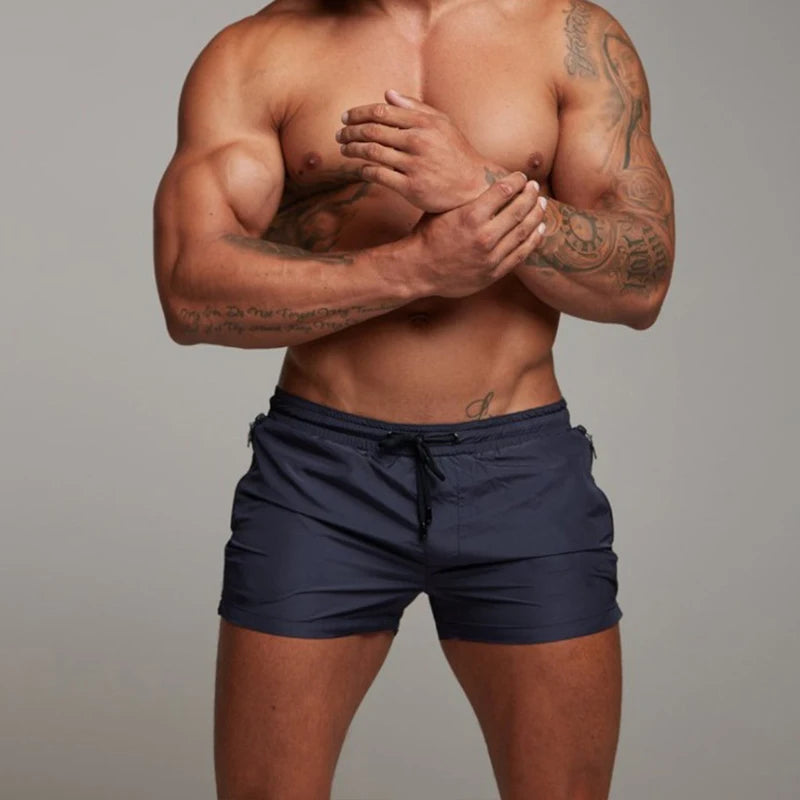 2025 Men  Casual Shorts New Gyms Fitness Bodybuilding Shorts Mens Summer Casual Cool Short Pants Male Jogger Workout Beach