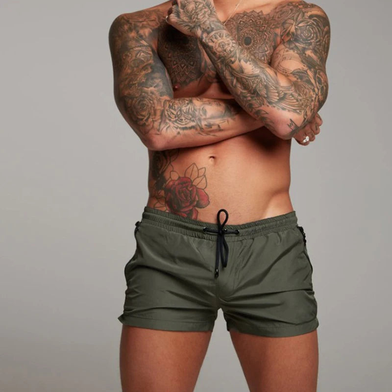 2025 Men  Casual Shorts New Gyms Fitness Bodybuilding Shorts Mens Summer Casual Cool Short Pants Male Jogger Workout Beach