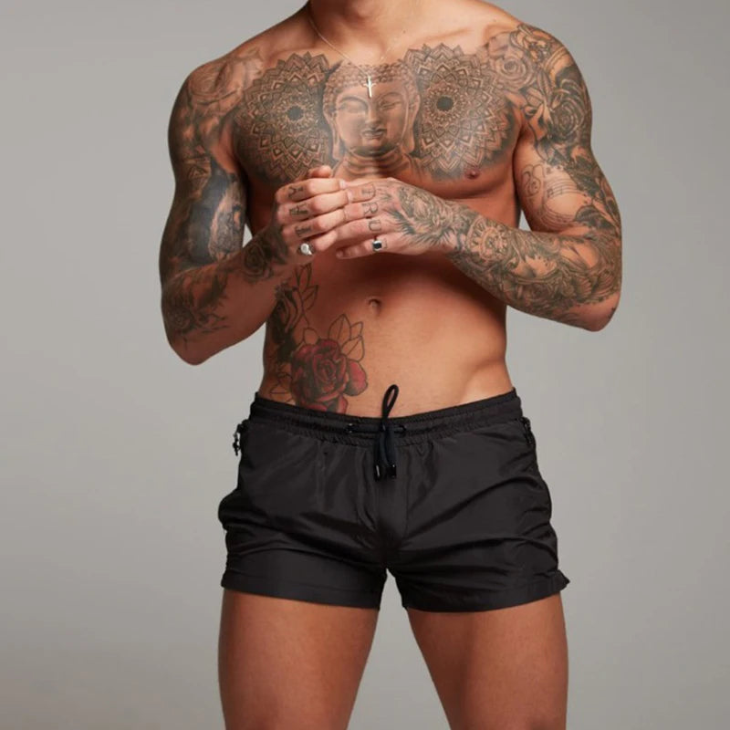 2025 Men  Casual Shorts New Gyms Fitness Bodybuilding Shorts Mens Summer Casual Cool Short Pants Male Jogger Workout Beach