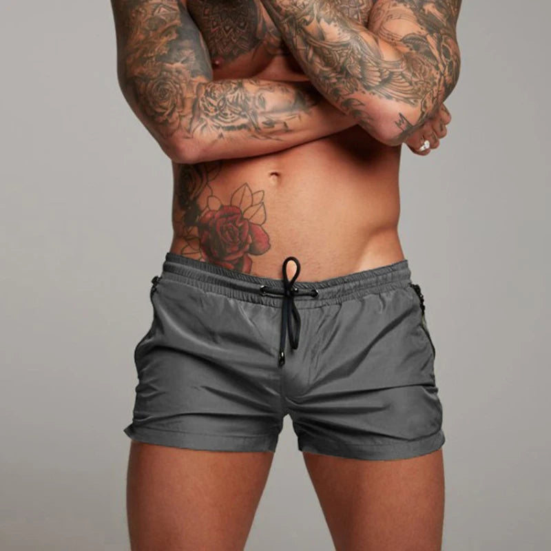 2025 Men  Casual Shorts New Gyms Fitness Bodybuilding Shorts Mens Summer Casual Cool Short Pants Male Jogger Workout Beach