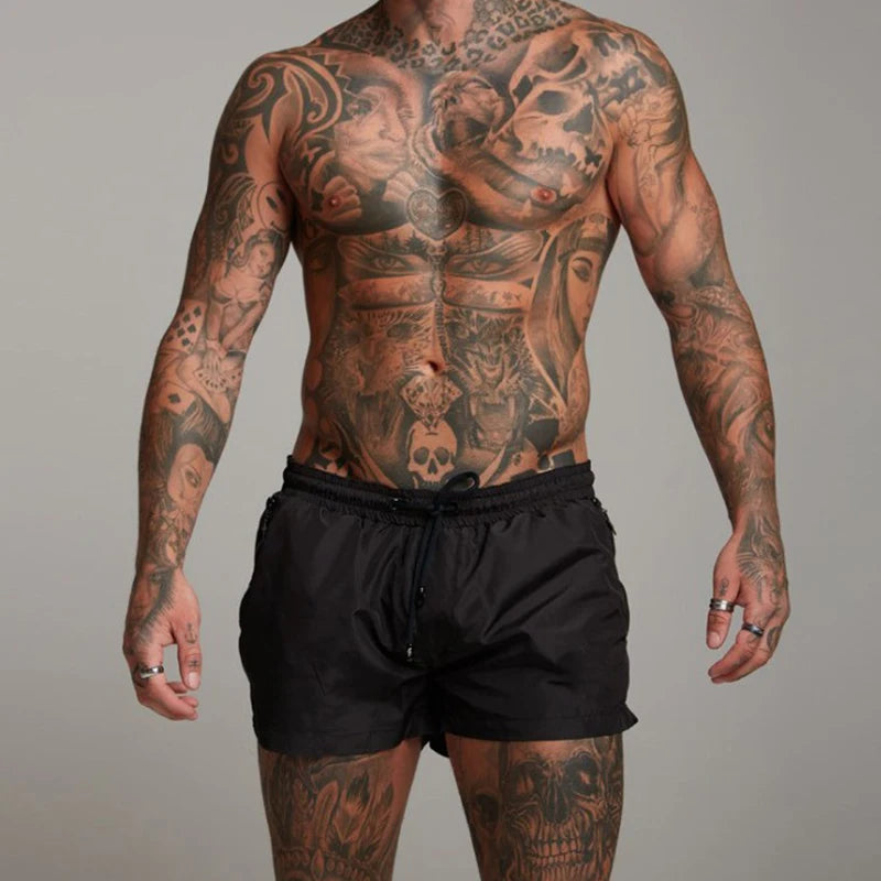 2025 Men  Casual Shorts New Gyms Fitness Bodybuilding Shorts Mens Summer Casual Cool Short Pants Male Jogger Workout Beach