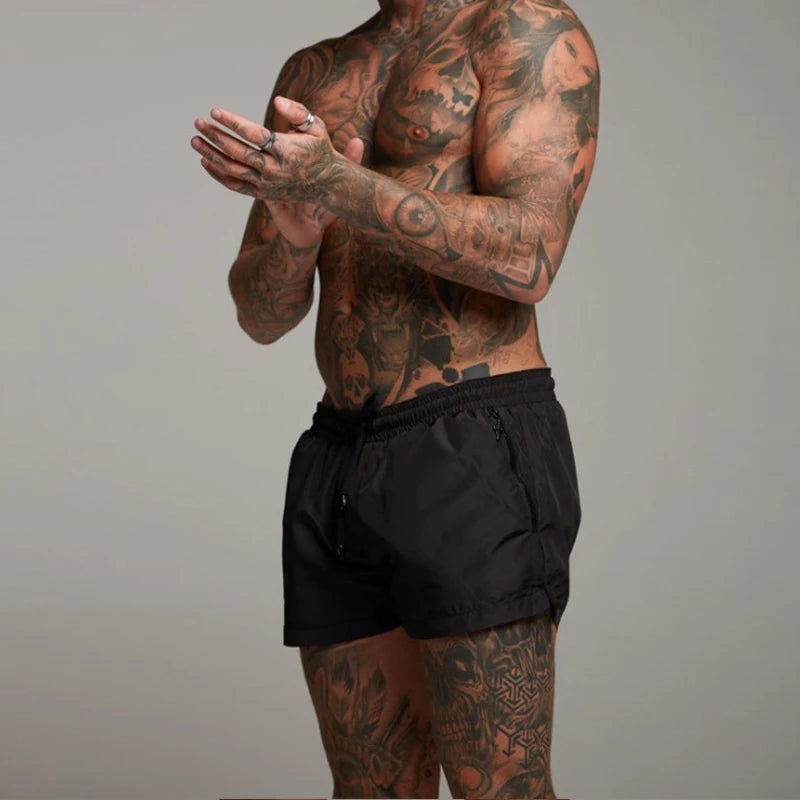 2025 Men  Casual Shorts New Gyms Fitness Bodybuilding Shorts Mens Summer Casual Cool Short Pants Male Jogger Workout Beach