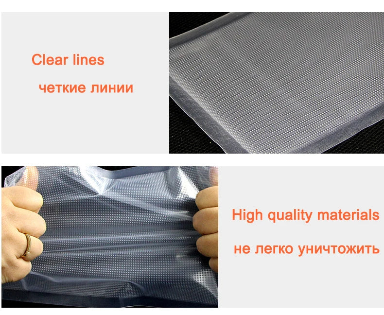 saengQ  LIFE Kitchen Food Vacuum Bag Storage Bags For Vacuum Sealer Food Fresh Long Keeping 12+15+20+25+30cm*500cm Rolls/Lot