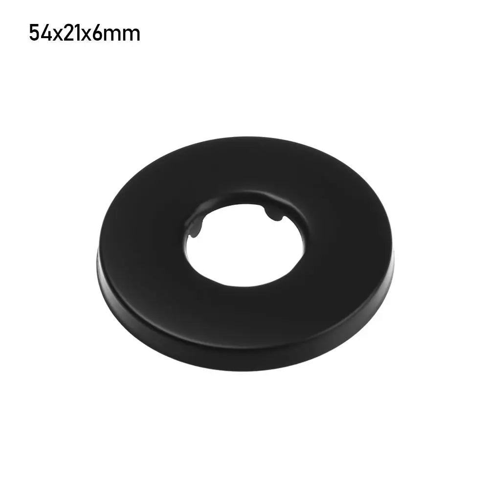 Black Stainless Steel Water Pipe Wall Covers Shower Chrome Finish Faucet Decorative Cover Kitchen Bathroom Accessories