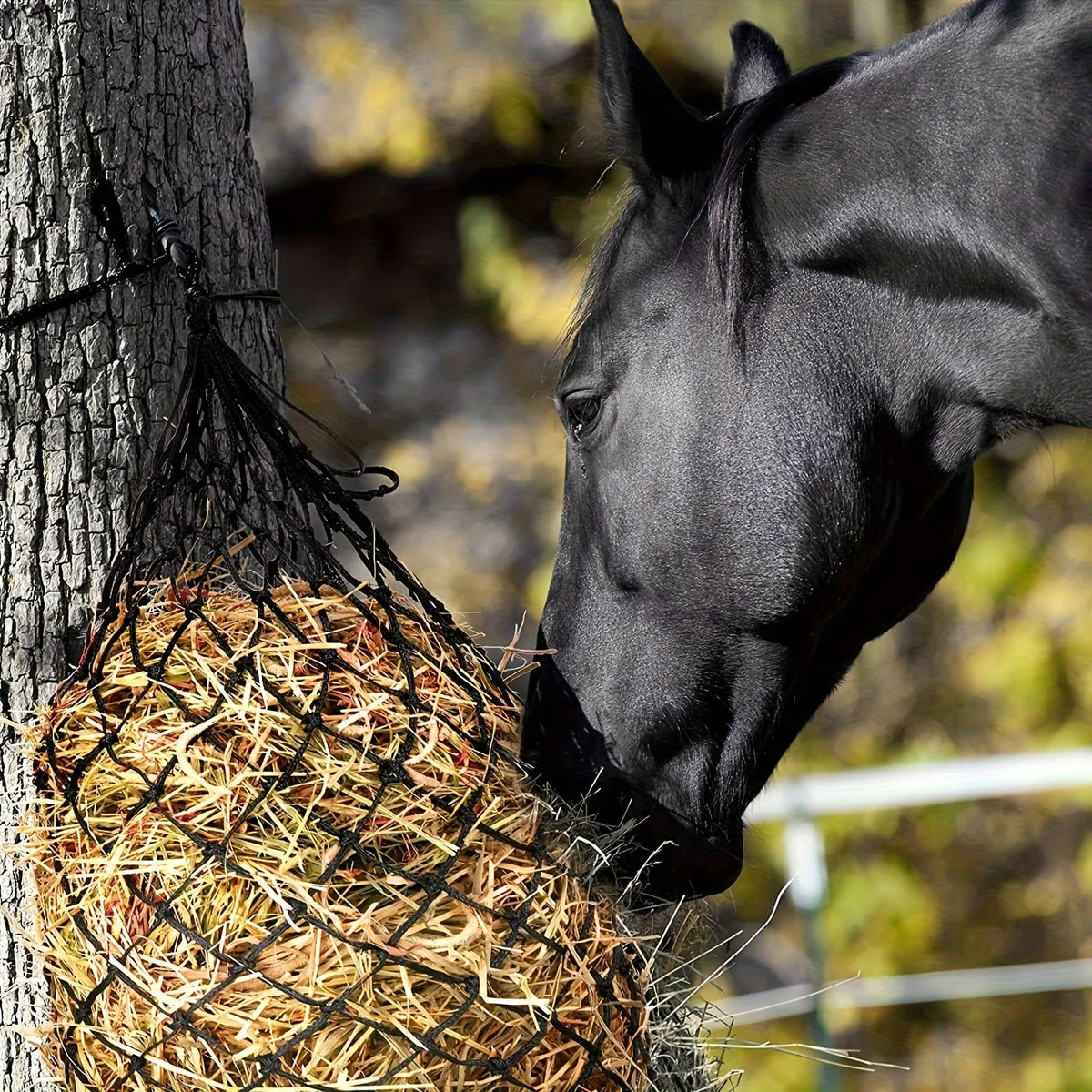 2pcs Horse Hay Net, Slow Feed Hay Bag, Feeding Net for Horse Sheep Donkey