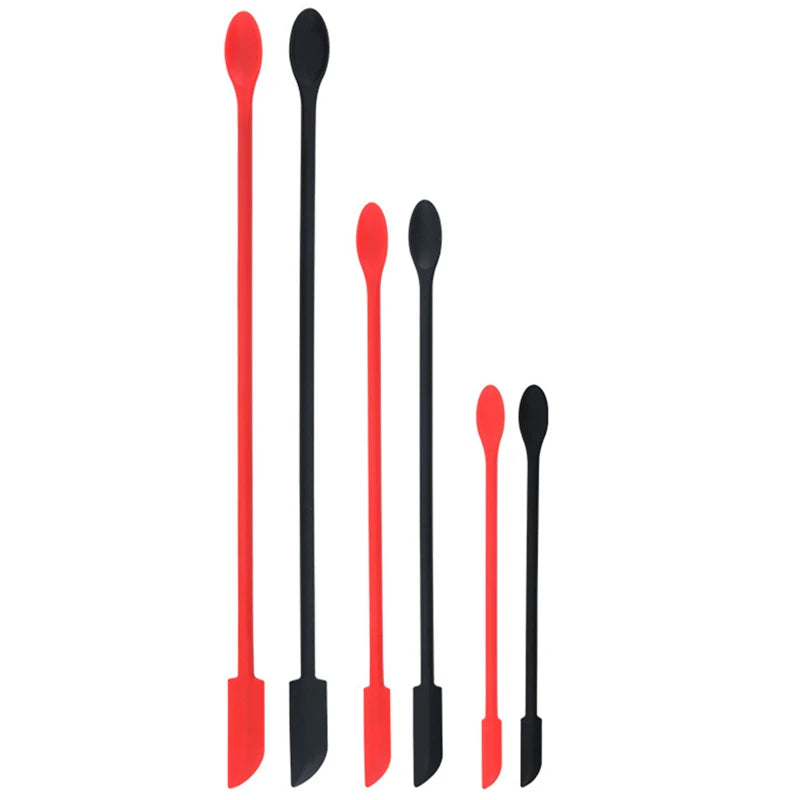 3pcs Kitchen Baking Accessories Silicone Jam Spatula  Cream Spoon Cake Decorating Tools Mixing Butter Stick  Lengthen Small Tip