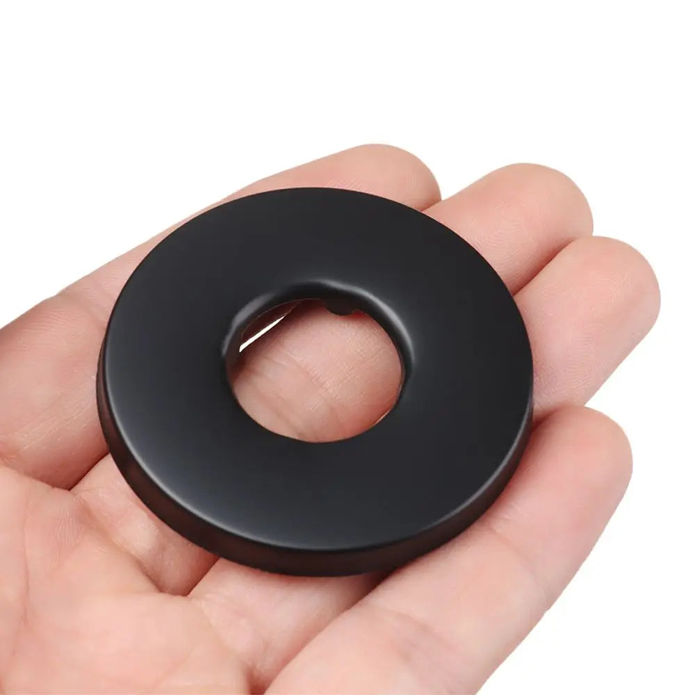 Black Stainless Steel Water Pipe Wall Covers Shower Chrome Finish Faucet Decorative Cover Kitchen Bathroom Accessories